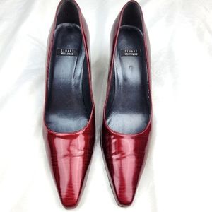 Stuart Weitzman plaid pumps 7.5